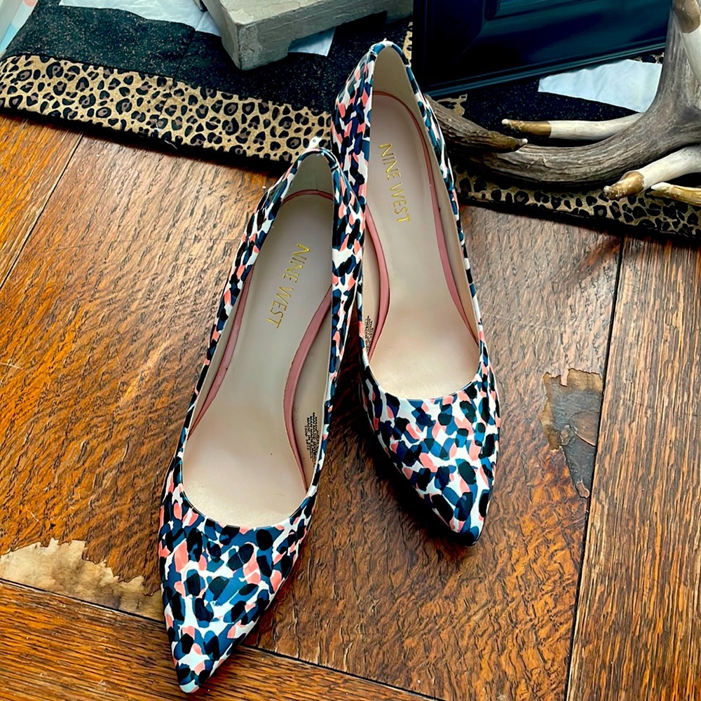 Nine West 3” confetti heels